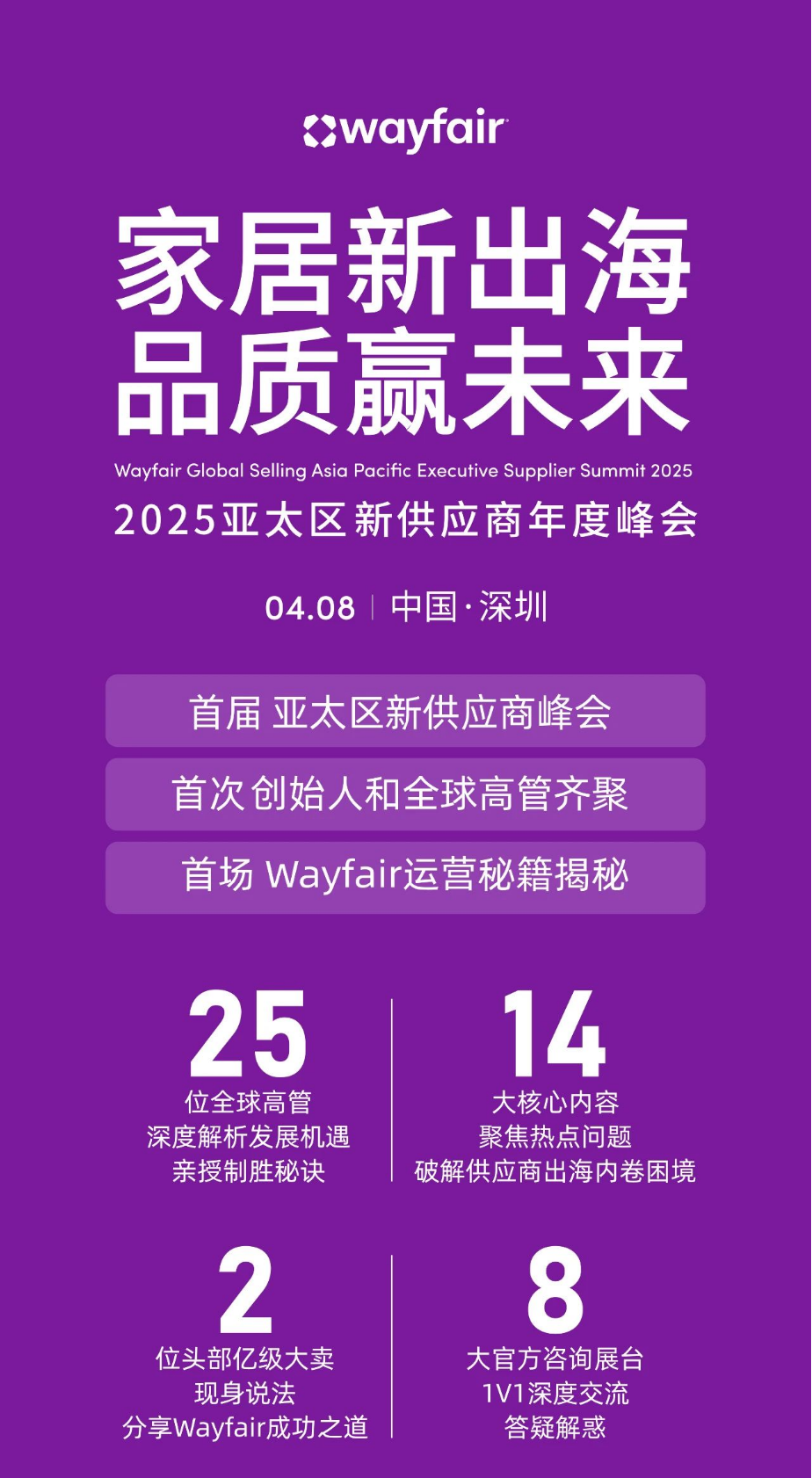Wayfair首屆亞太峰會(huì)