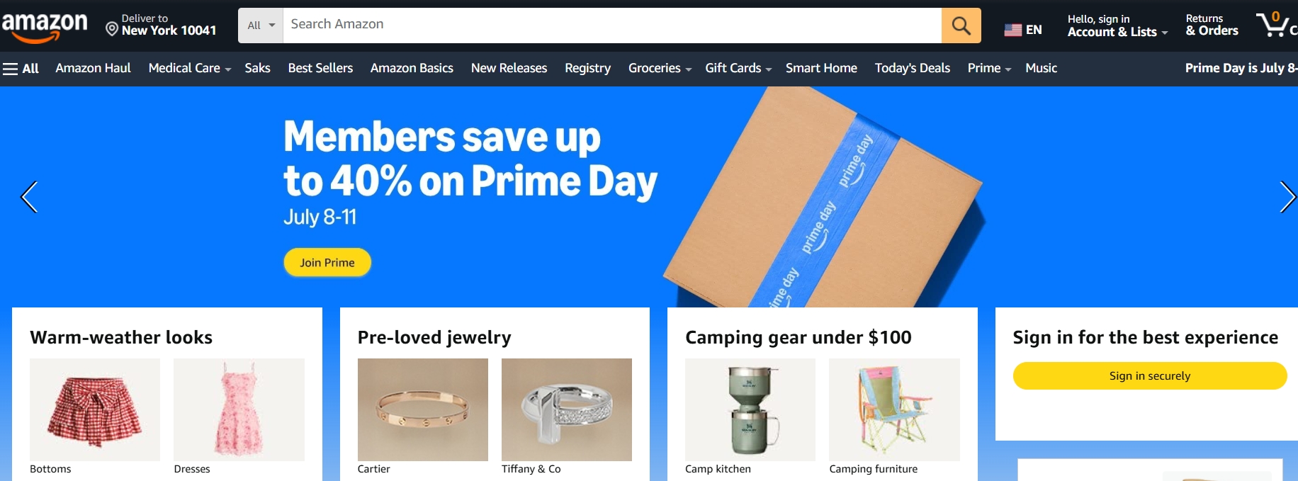 亚马逊Prime会员日 亚马逊Prime会员日