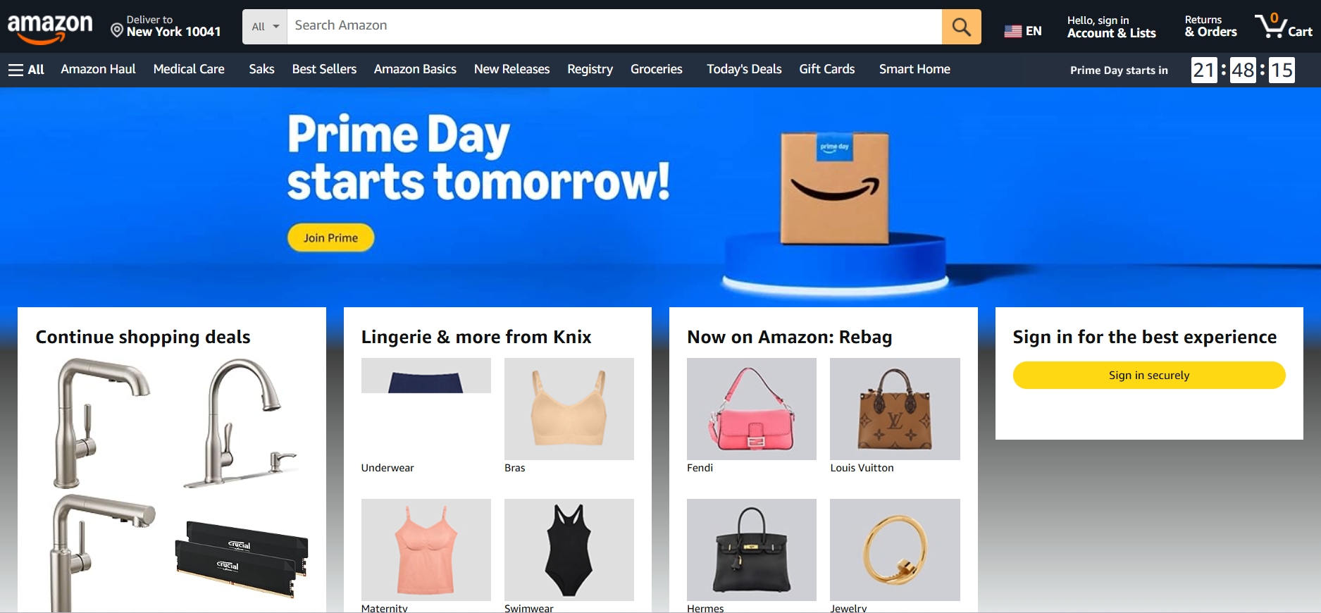 亚马逊Prime Day