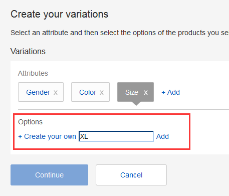 eBaylisting多属性设置