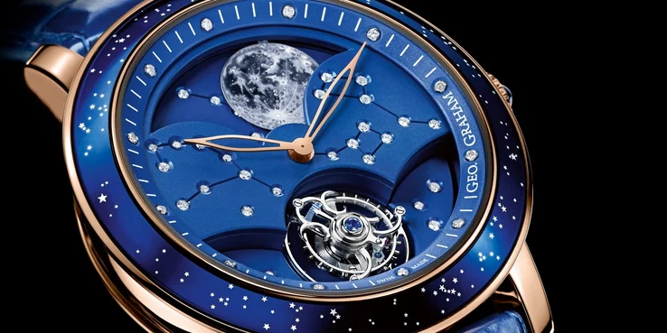 飞轮月亮系列男士限量版手表