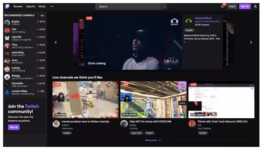 Twitch平台