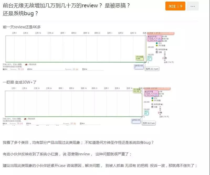 什么骚操作！卖家一夜之间暴涨100万个VP评价！