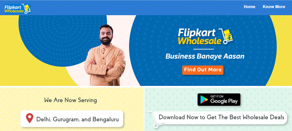 Flipkart Wholesale电商平台