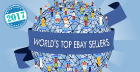 eBay全球排名前500店铺及品类曝光，eBay卖家速度收藏！