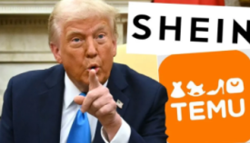 美国关税重锤砸向TEMU和SHEIN卖家，每件包裹涨到150