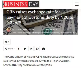 卖家注意！尼日利亚突发新政致使清关成本上涨6.5%！