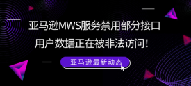 亚马逊MWS服务禁用部分接口，用户数据正在被非法访问！