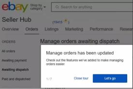 eBay等待发货订单页面新布局，卖家表示：不欢迎！